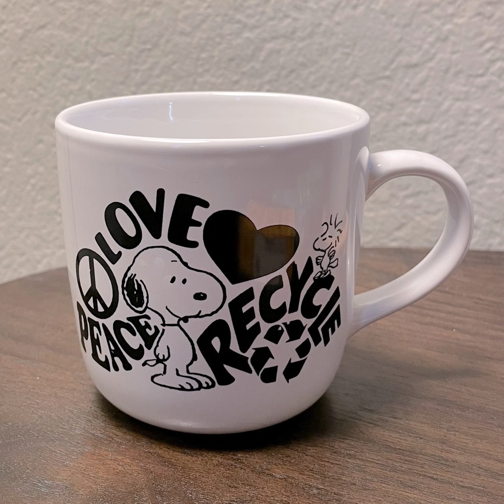 Peace Love Recycle Mug
